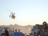 Maroc, tournage avec des hélicoptères