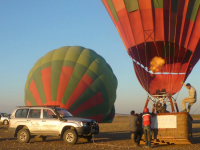 Balloon flight: team building in Morocco