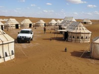 Team Building program in Morocco: desert campsite
